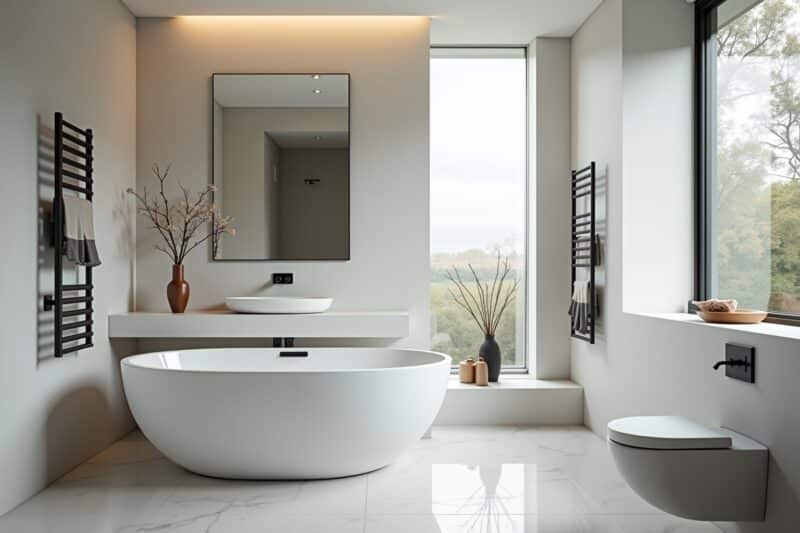 Das Badezimmer modern und sauber renovieren