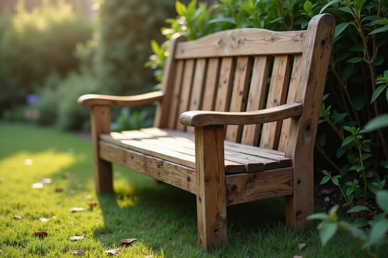 10 Holzbank selber bauen Ideen für deinen Garten