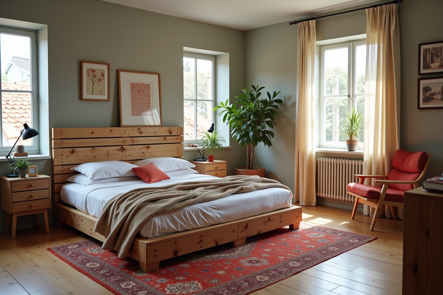 14 Palettenbett Ideen zum Selberbauen