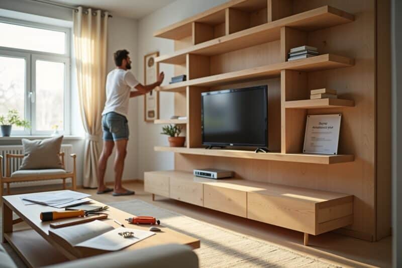 Wohnwand selber bauen: Anleitungen und Tipps